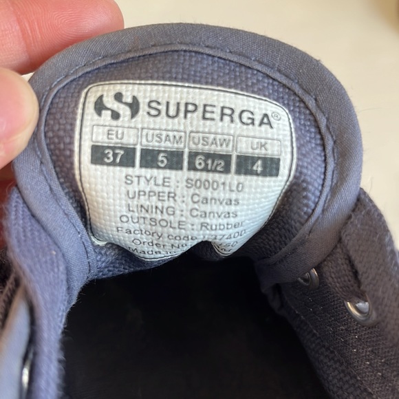 Superga Blue Platform Sneakers - Picture 8 of 8